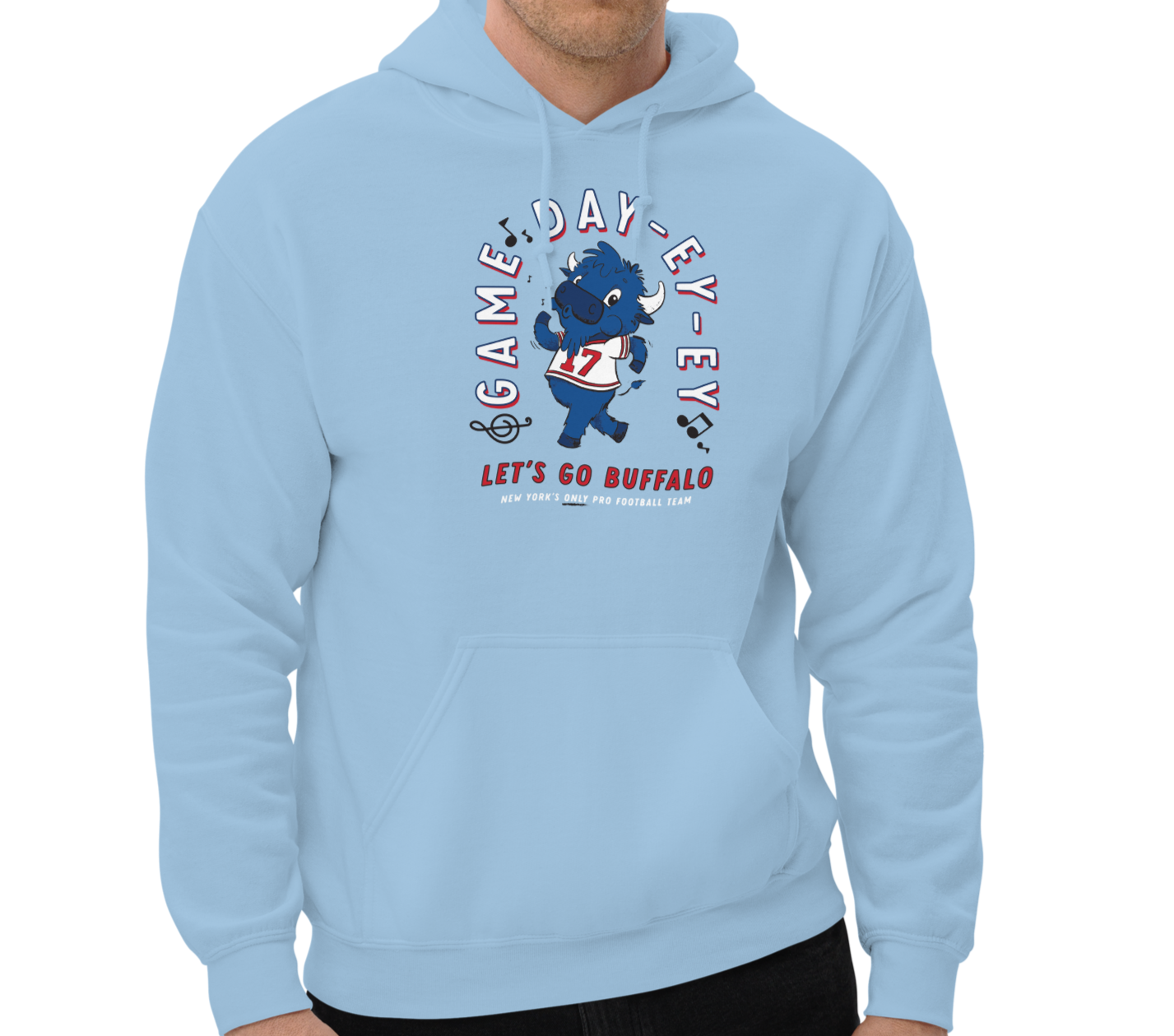 Light Blue (50% cotton, 50% polyester)