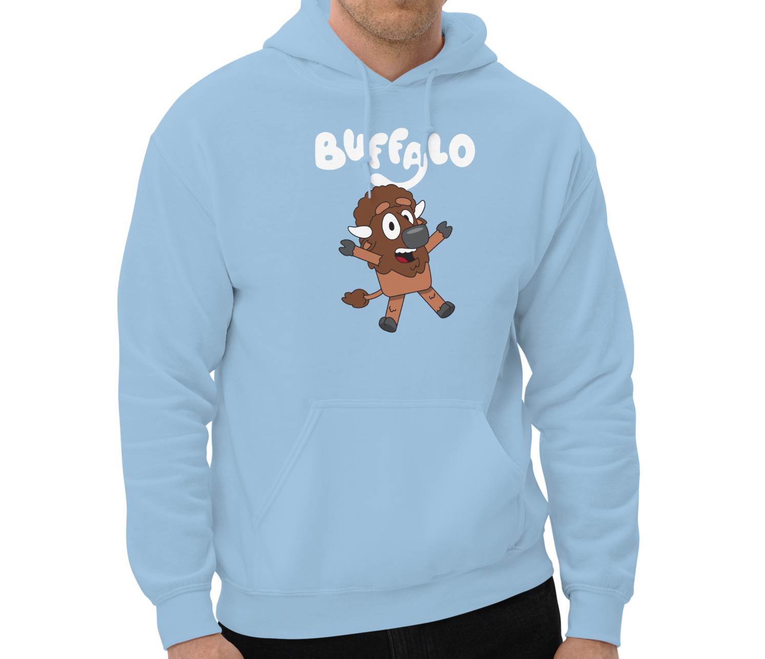 Light Blue (50% cotton, 50% polyester)