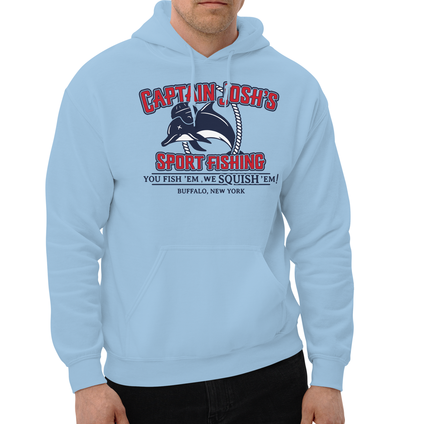 Light Blue (50% cotton, 50% polyester)