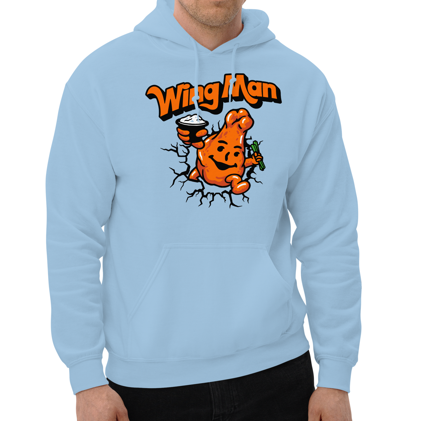 Light Blue (50% cotton, 50% polyester)