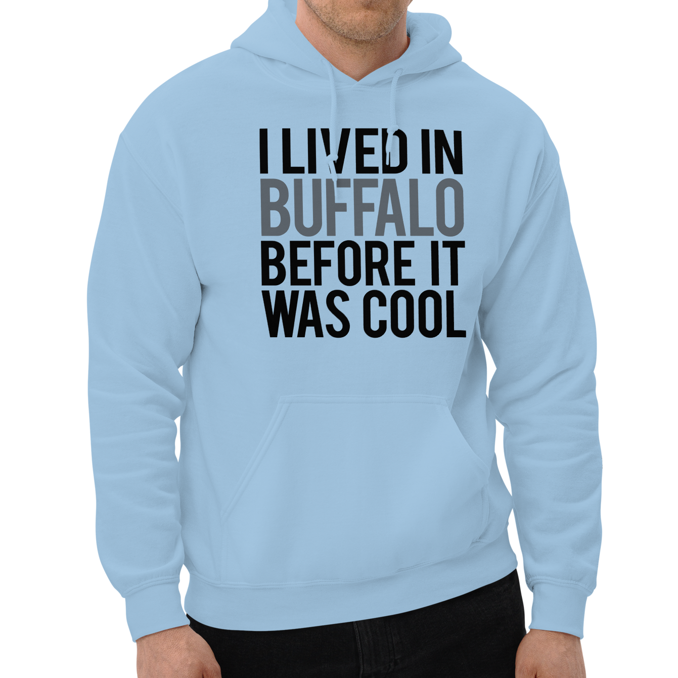 Light Blue (50% cotton, 50% polyester)