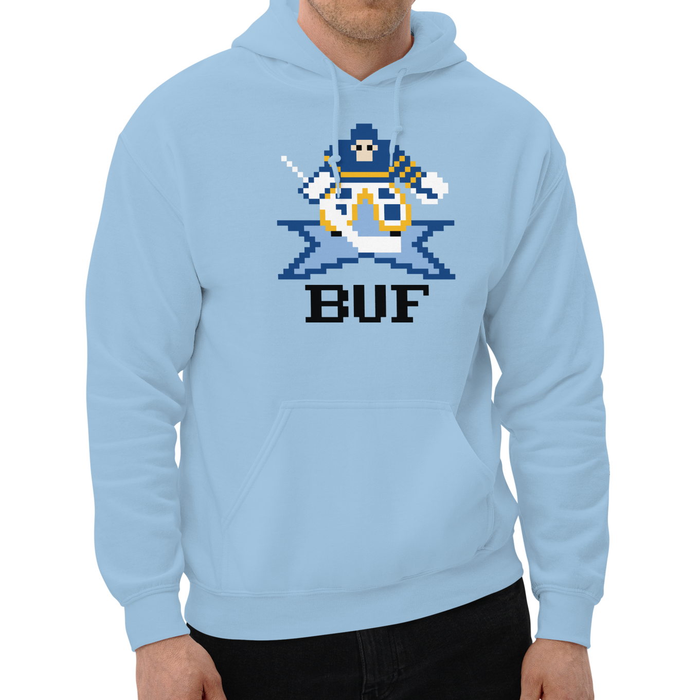 Light Blue (50% cotton, 50% polyester)