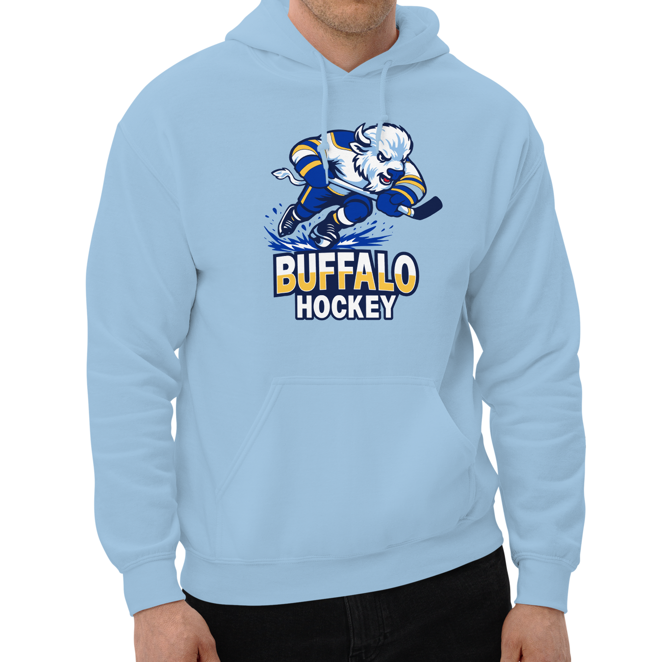 Light Blue (50% cotton, 50% polyester)