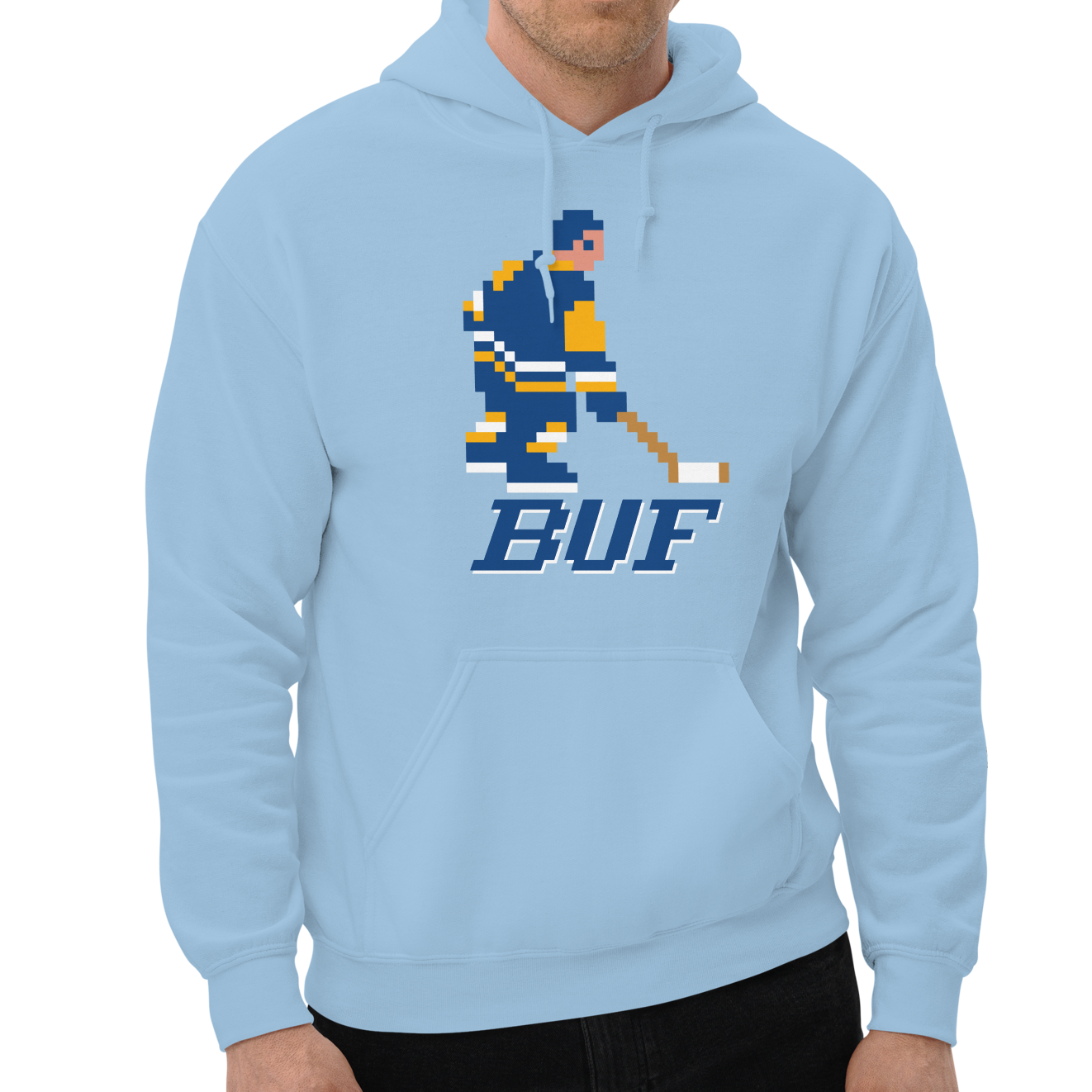 Light Blue (50% cotton, 50% polyester)