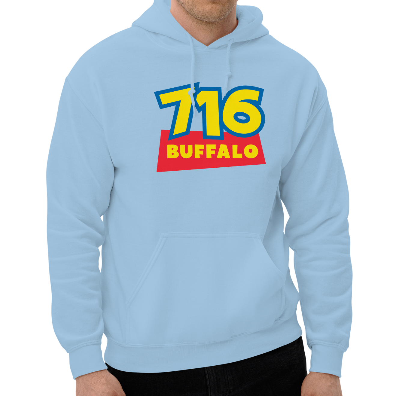 Light Blue (50% cotton, 50% polyester)