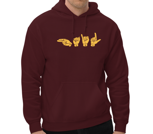 Maroon (50% cotton, 50% polyester)