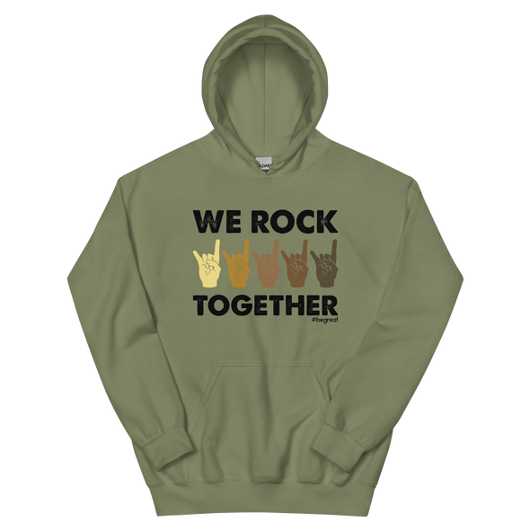 Official Nick Harrison "We Rock Together" Hoody (Military Green)