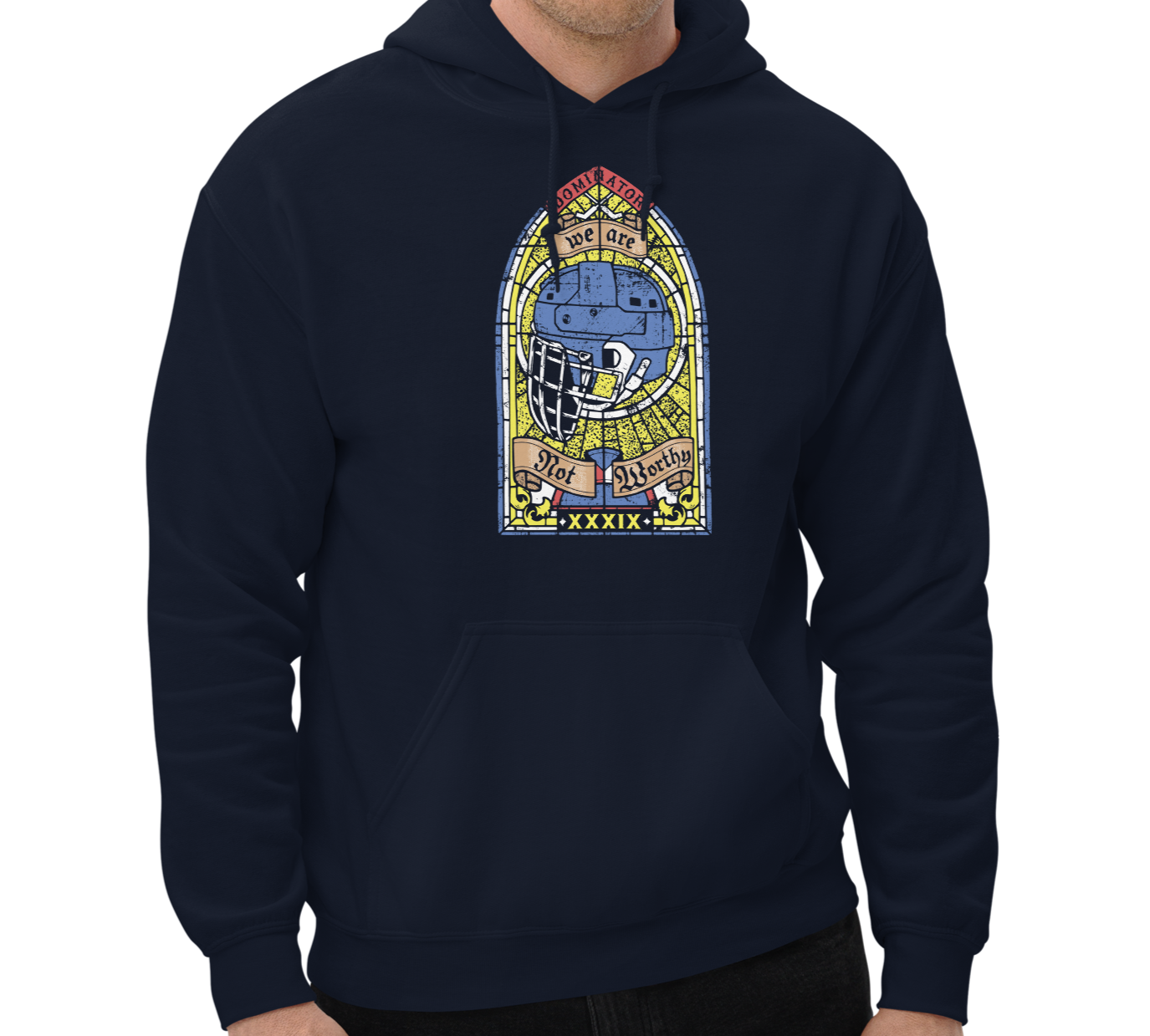 Navy (50% cotton, 50% polyester)