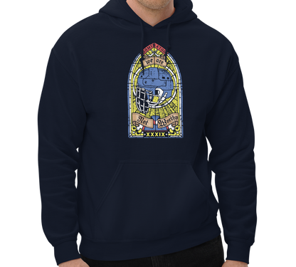 Navy (50% cotton, 50% polyester)