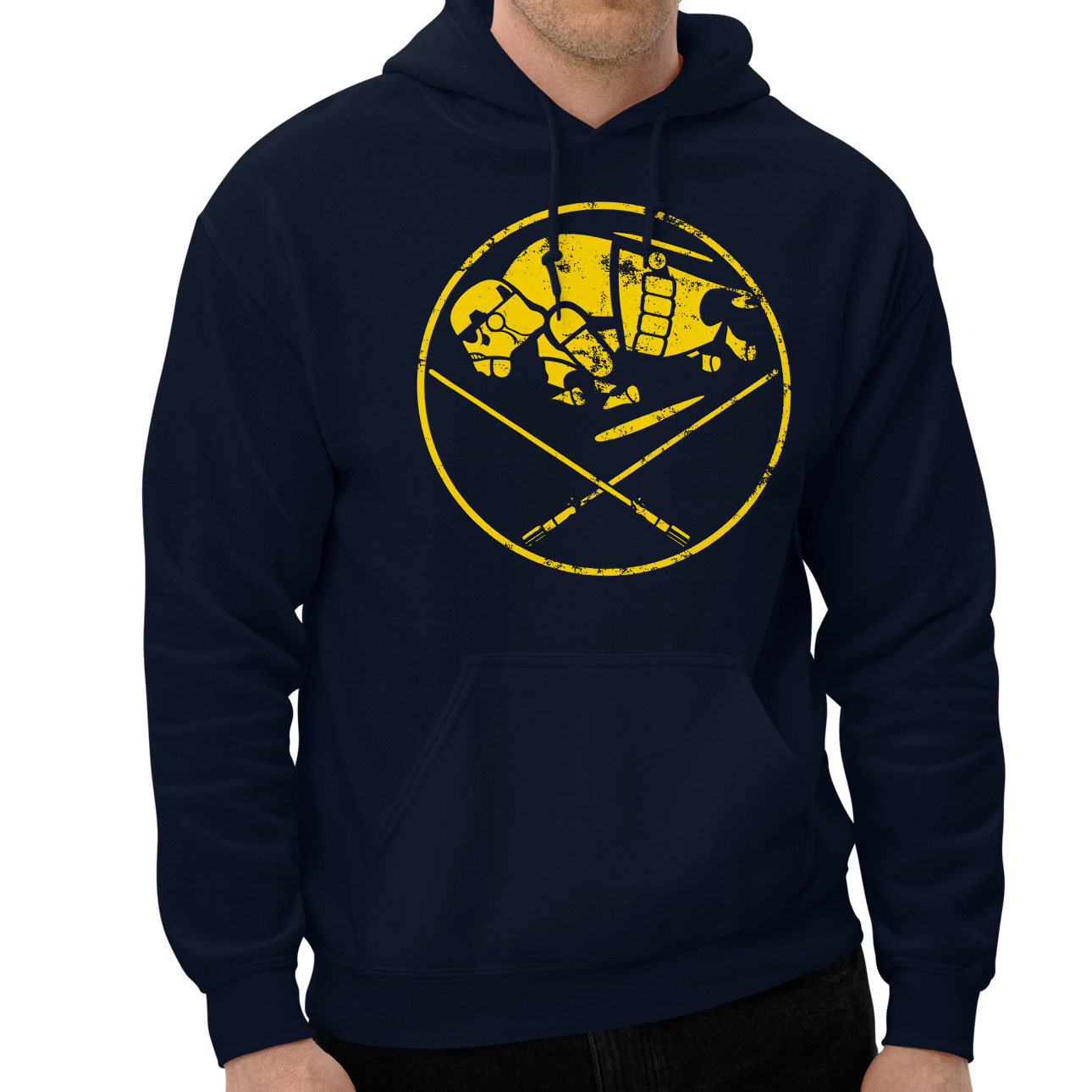 Navy (50% cotton, 50% polyester)