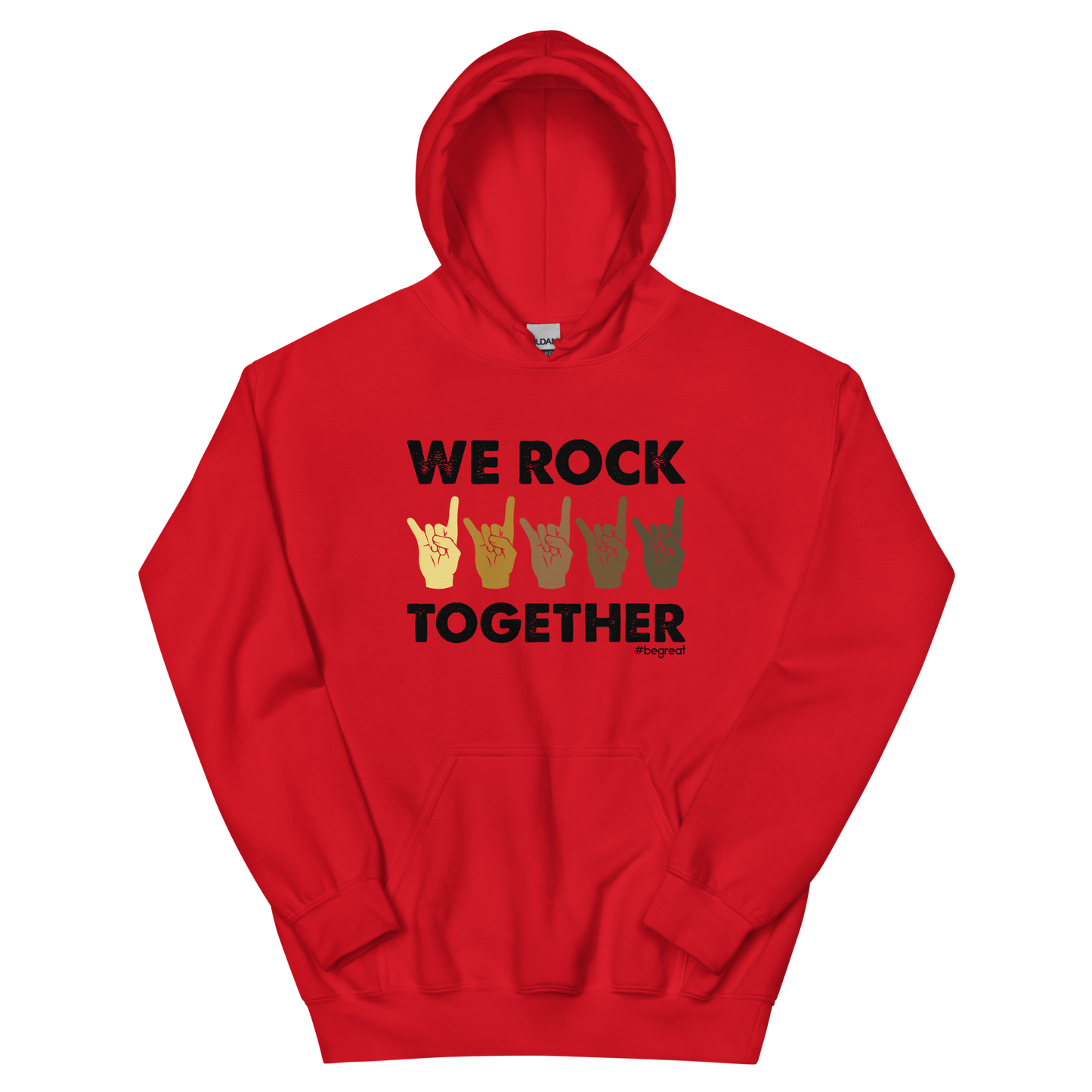 Official Nick Harrison "We Rock Together" Hoody (Red)