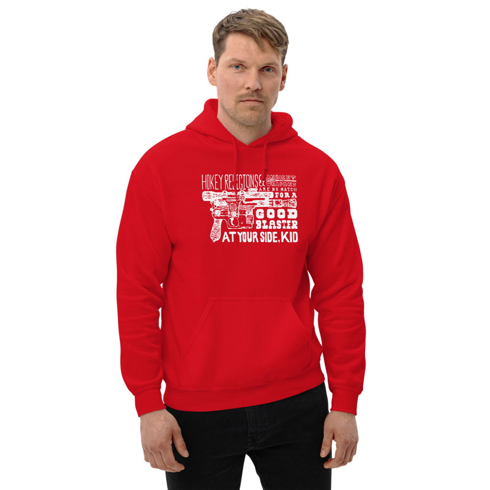 Sweatshirt Hoody, Red (50% cotton, 50% polyester)