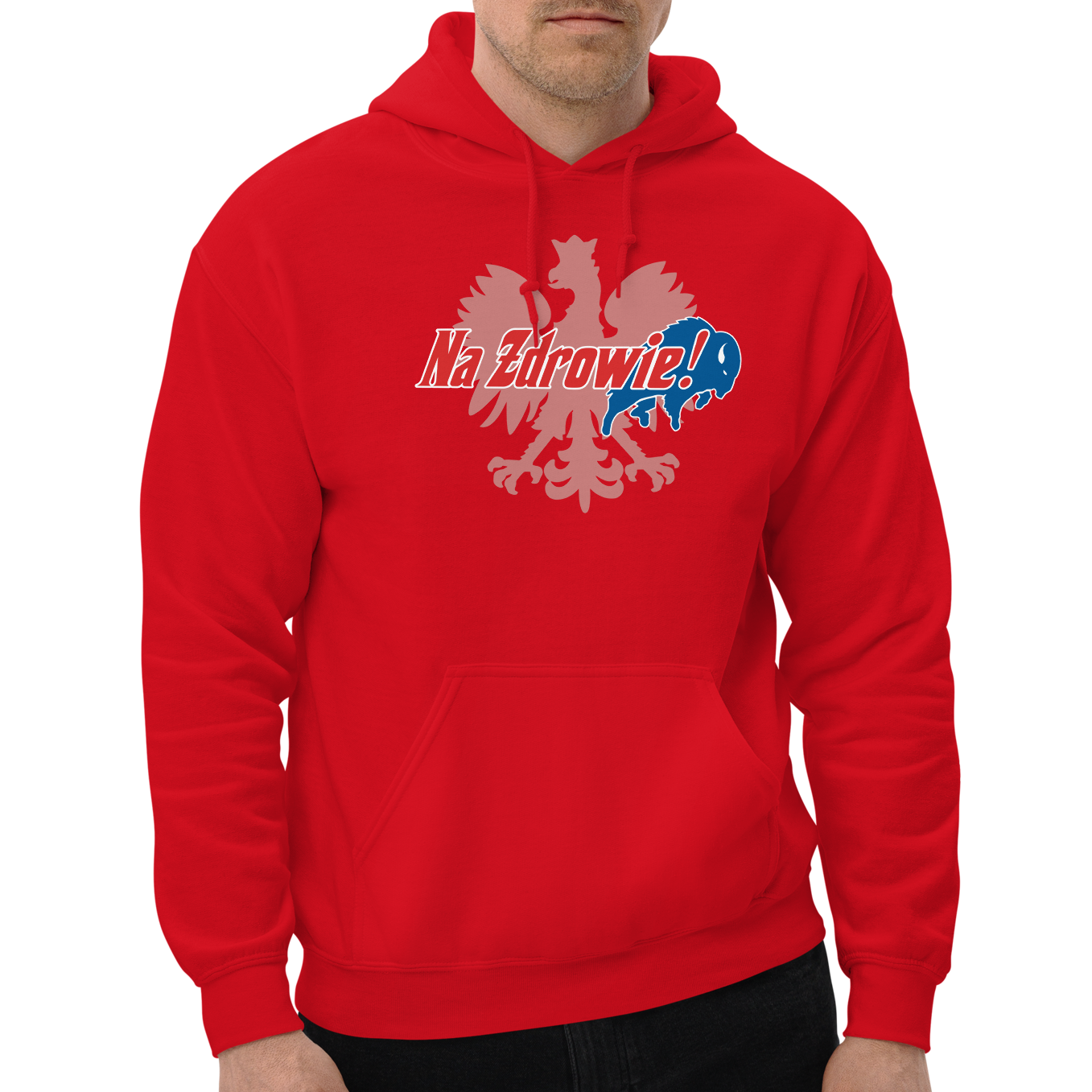 Red (50% cotton, 50% polyester)