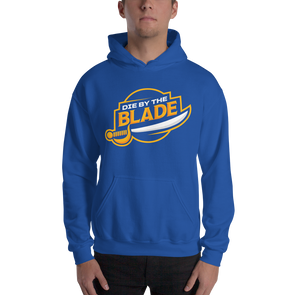 Die By the Blade - Logo hoody (Blue and Gold)
