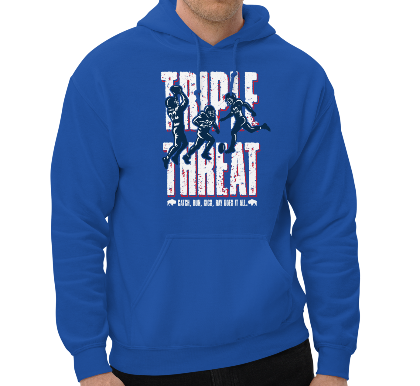 Royal (50% cotton, 50% polyester)