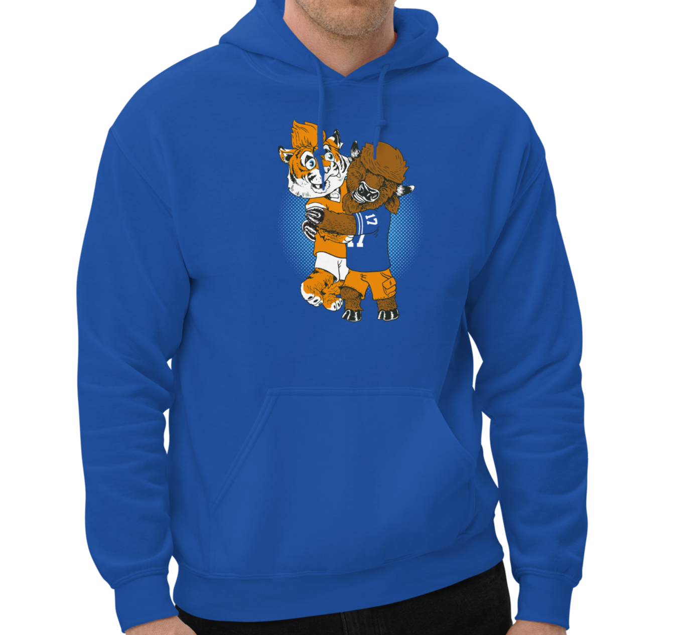 Royal (50% cotton, 50% polyester)