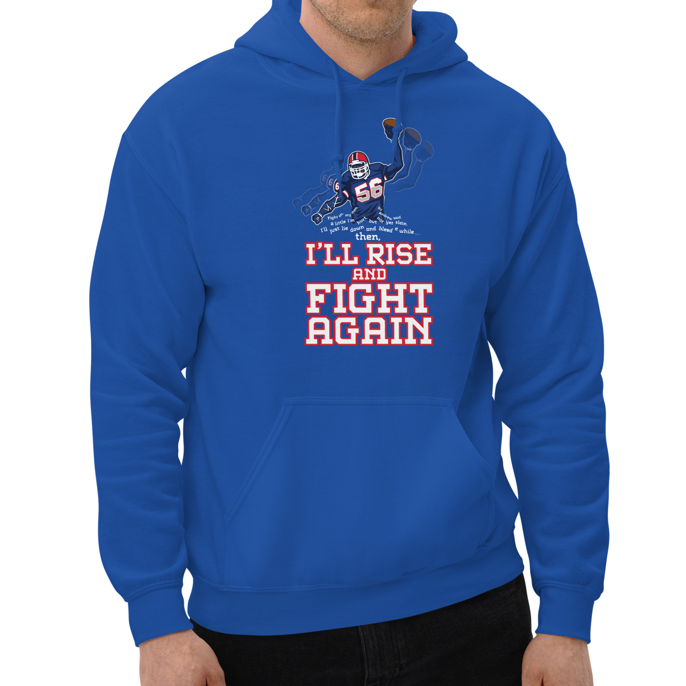 Royal (50% cotton, 50% polyester)