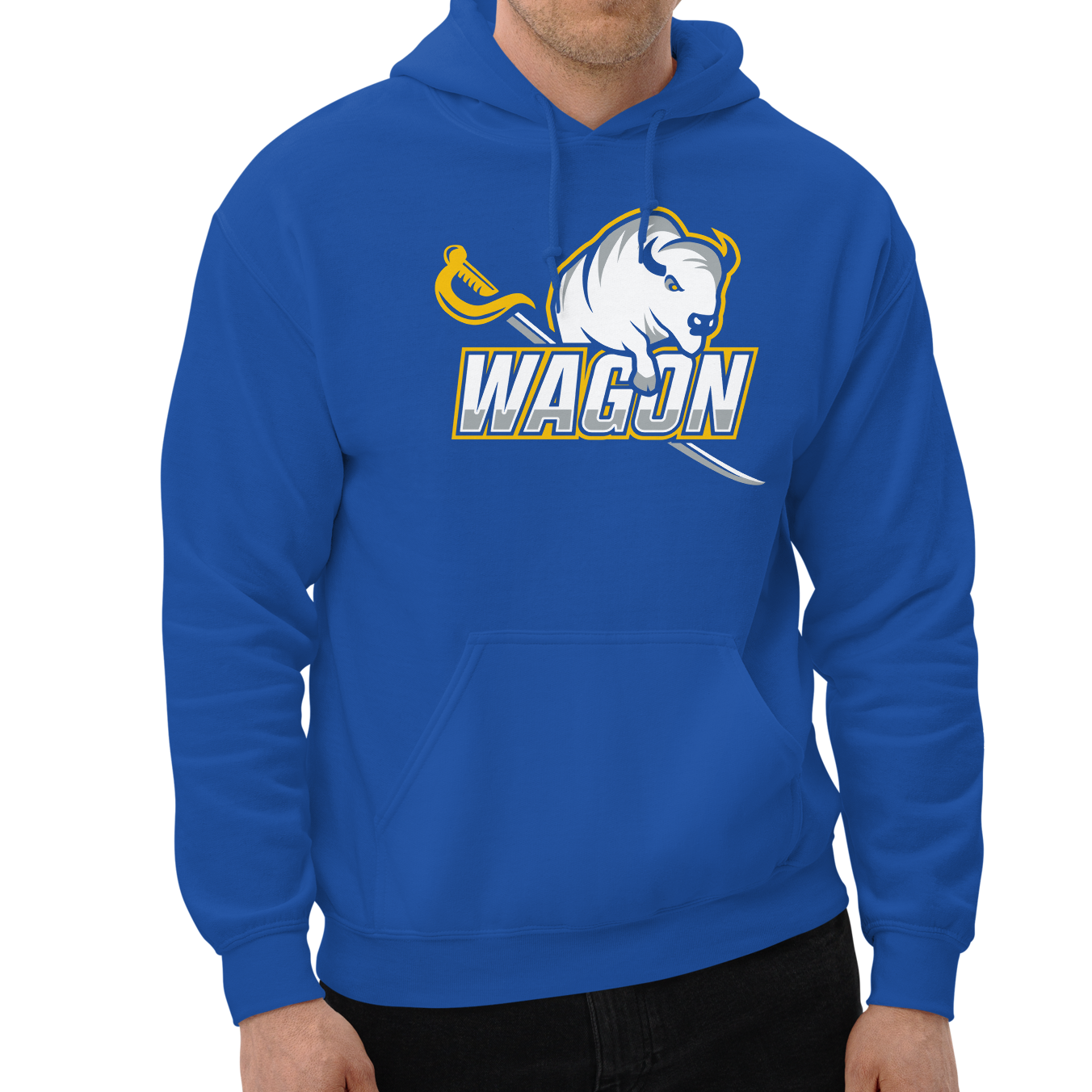 Royal (50% cotton, 50% polyester)