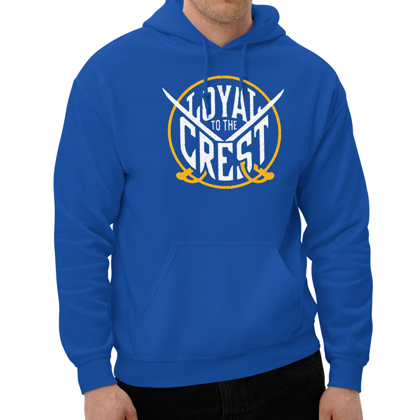 Royal (50% cotton, 50% polyester)