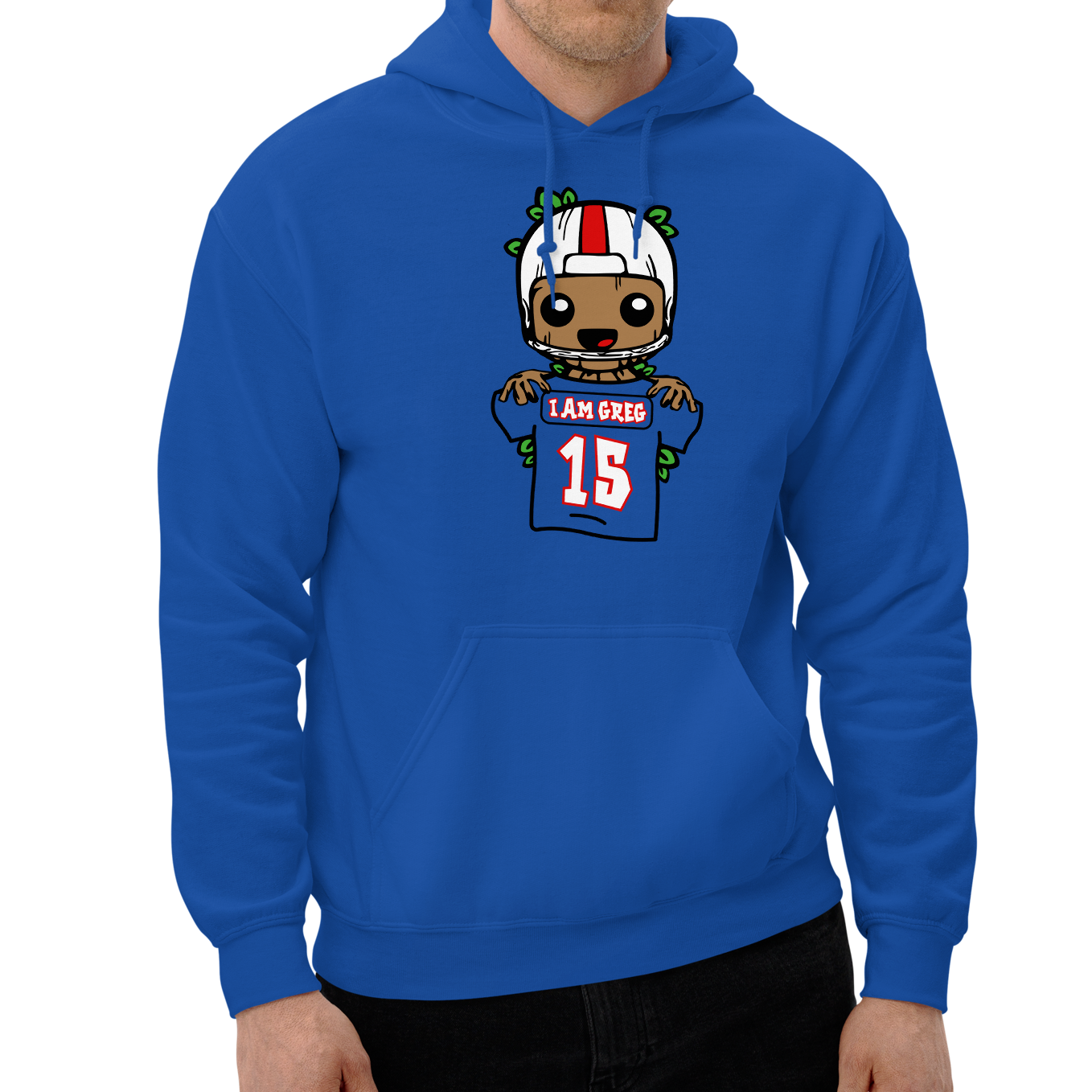 Royal (50% cotton, 50% polyester)