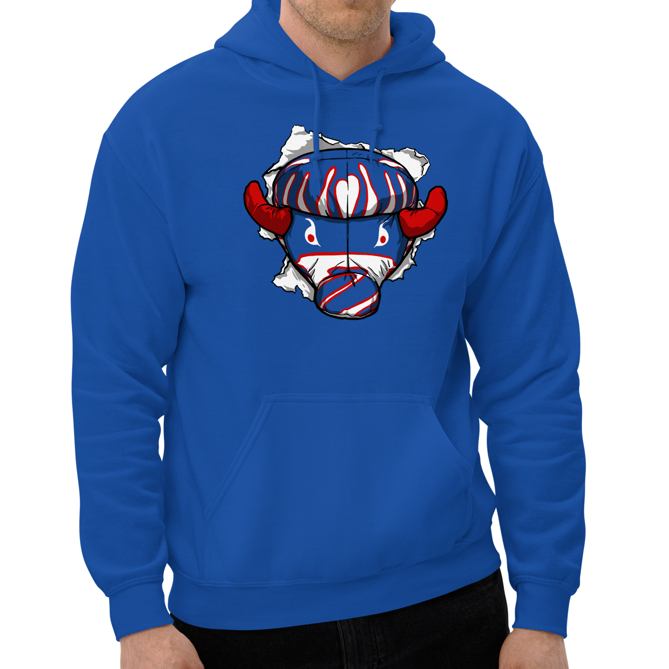 Royal (50% cotton, 50% polyester)