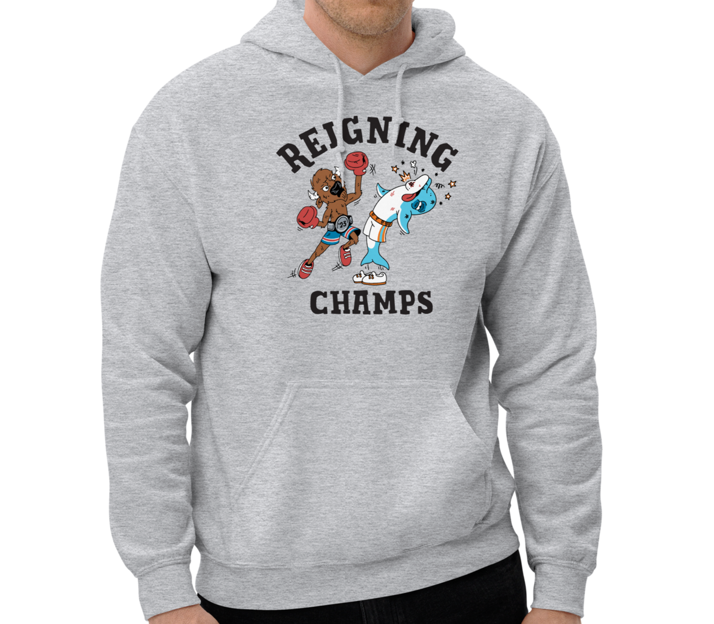 Sport Gray (50% cotton, 50% polyester)