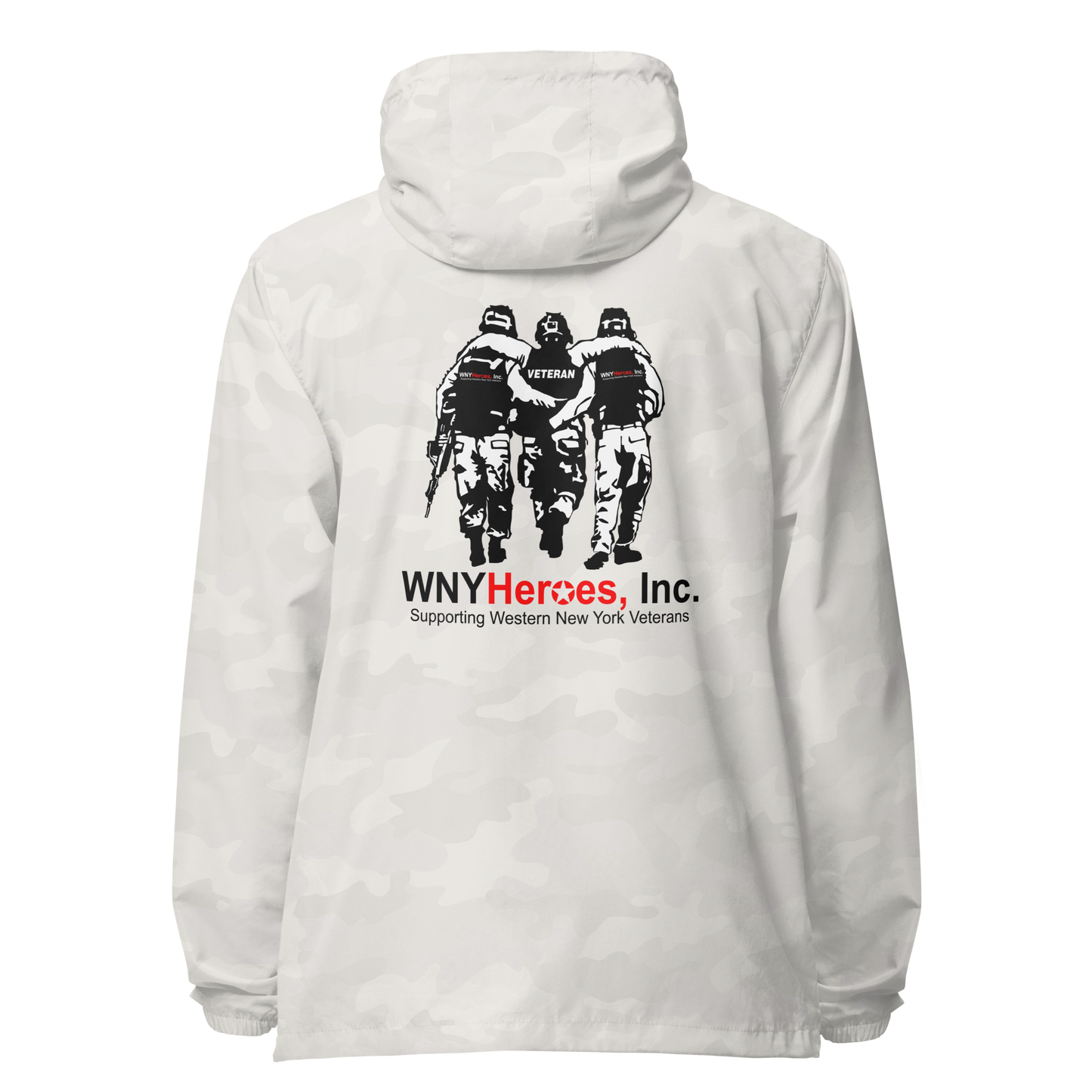 White Camo (100% polyester)