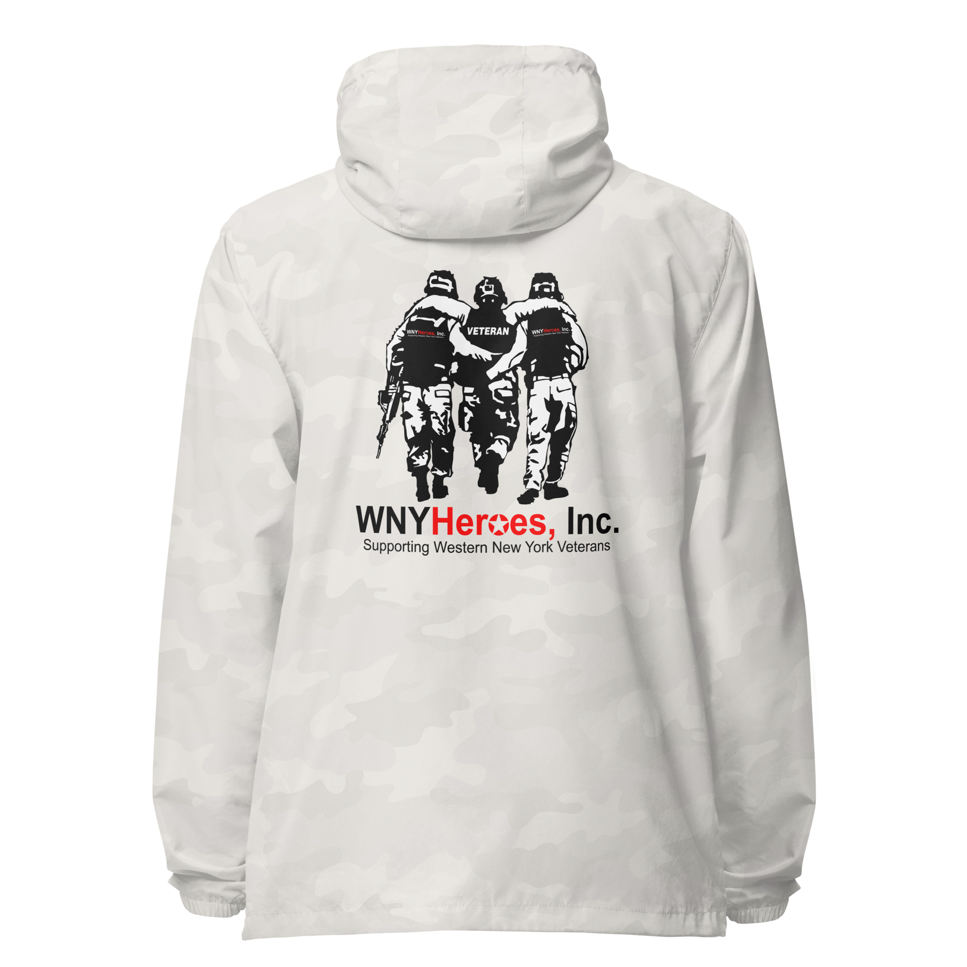 White Camo (100% polyester)