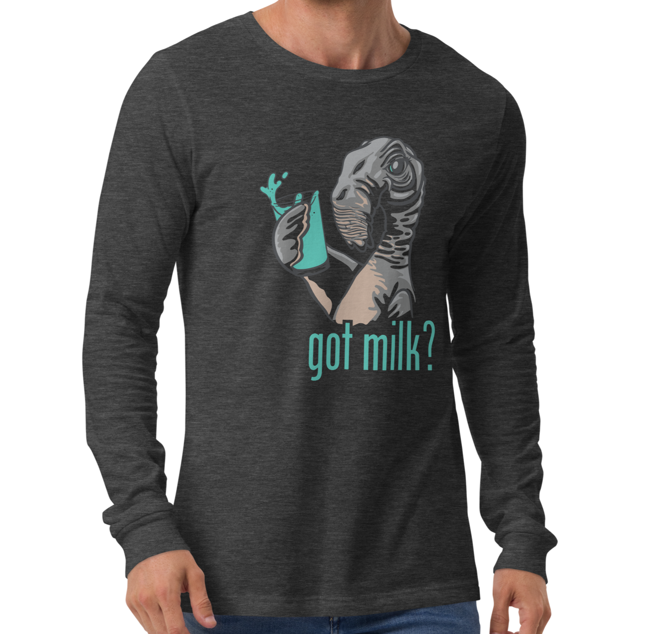 Dark Gray Heather (52% cotton, 48% polyester)