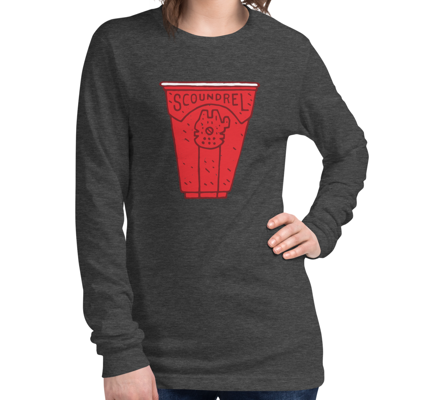 Dark Gray Heather (52% cotton, 48% polyester)