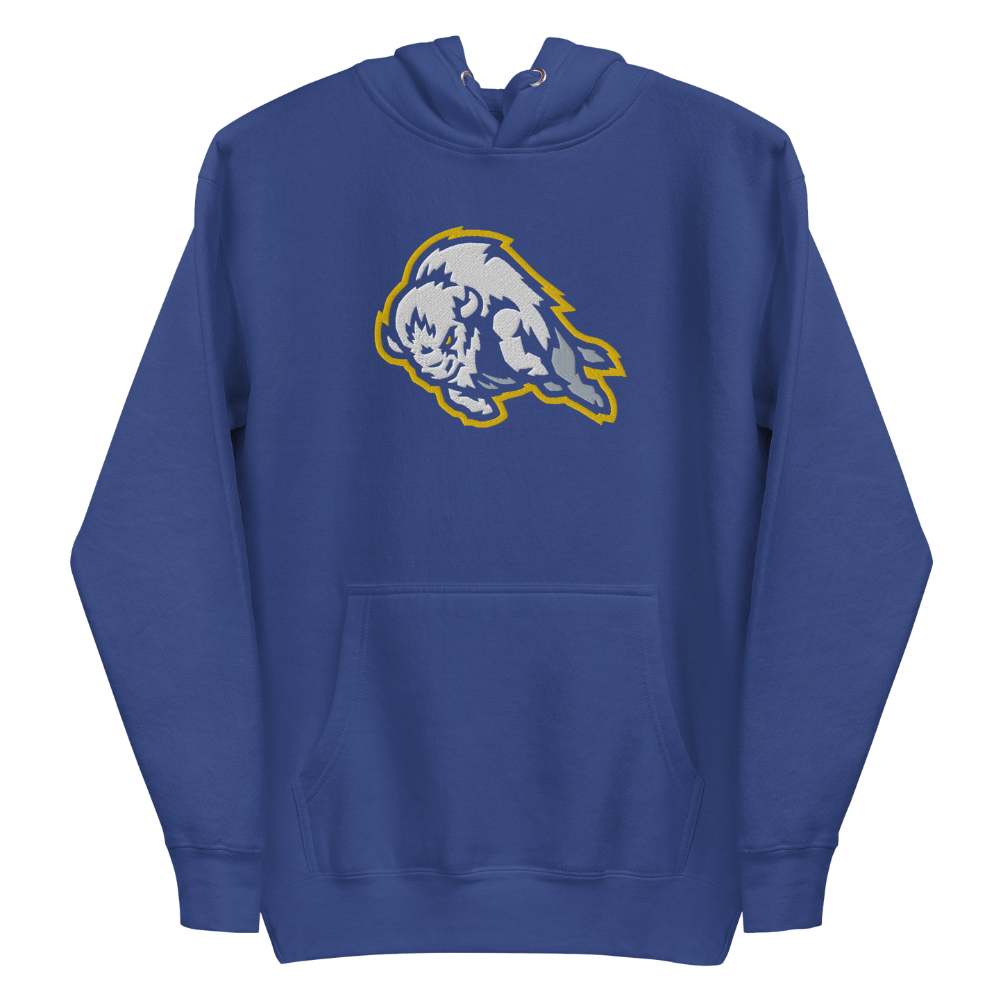 "Onward" Unisex Embroidered Hoody (Gold on Royal)