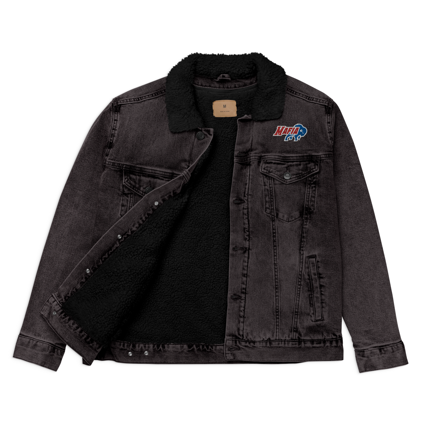 MAFIA Gear: "2020" Unisex Denim Sherpa Jacket