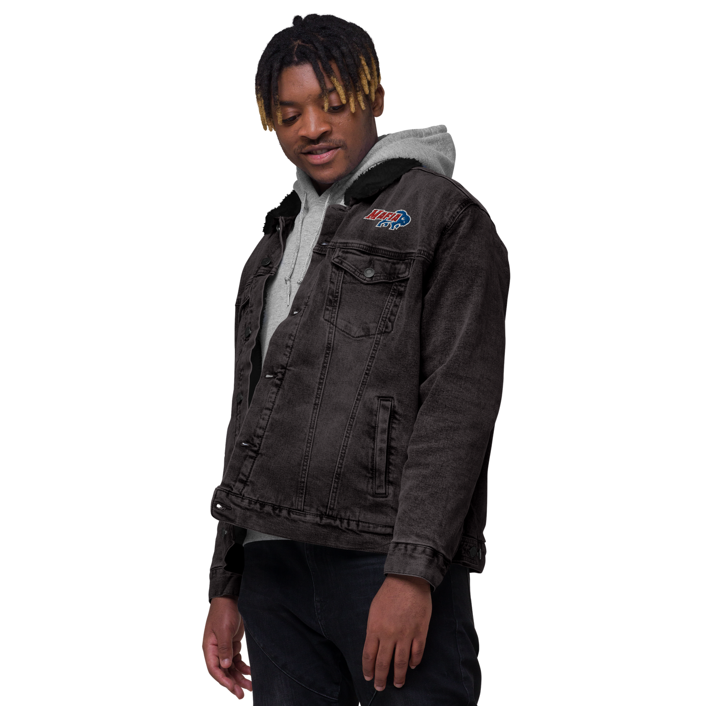 MAFIA Gear: "2020" Unisex Denim Sherpa Jacket