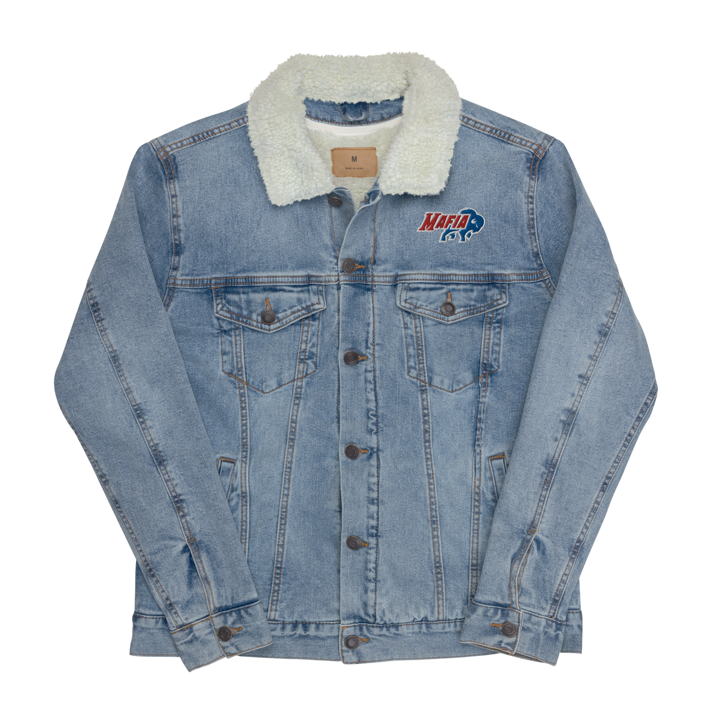 MAFIA Gear: "2020" Unisex Denim Sherpa Jacket