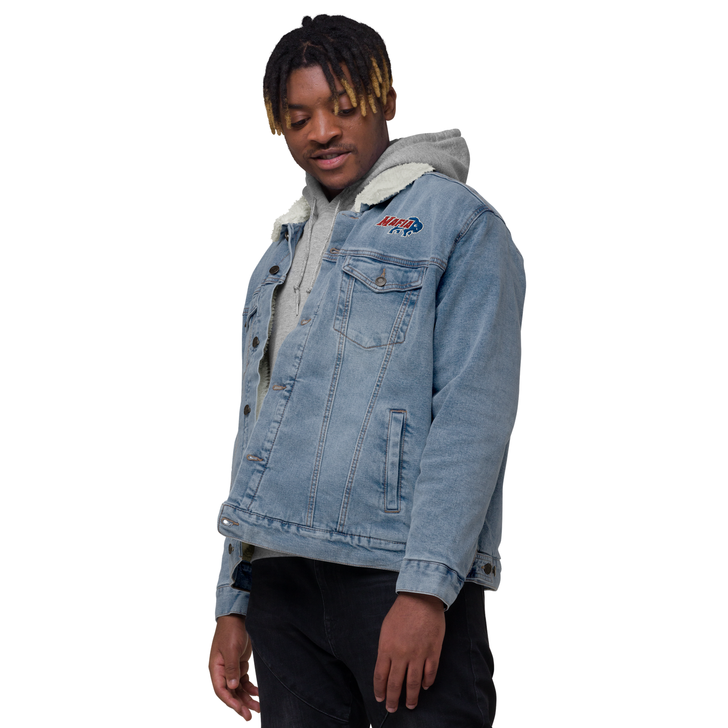 MAFIA Gear: "2020" Unisex Denim Sherpa Jacket