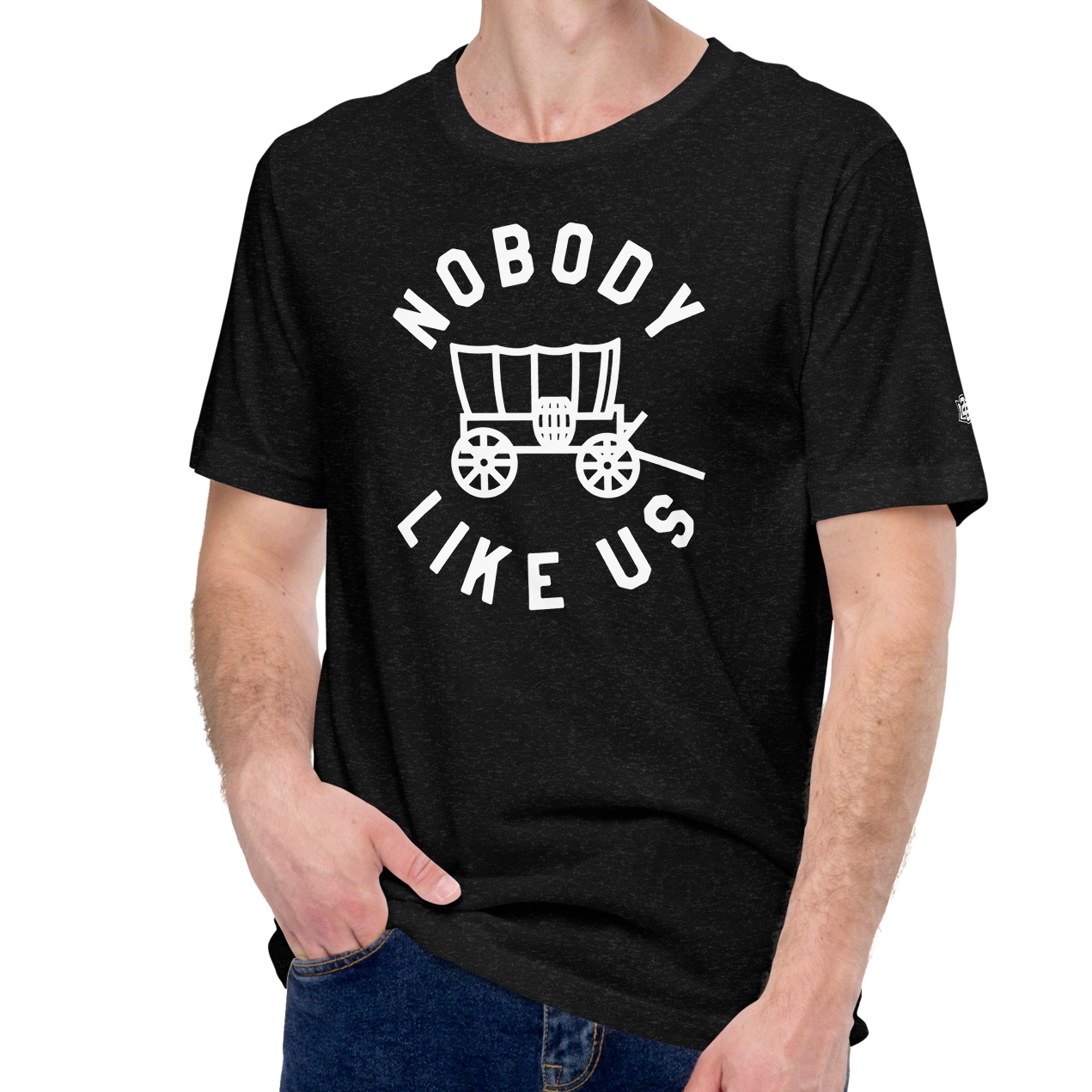 Black Heather (90% cotton, 10% polyester)