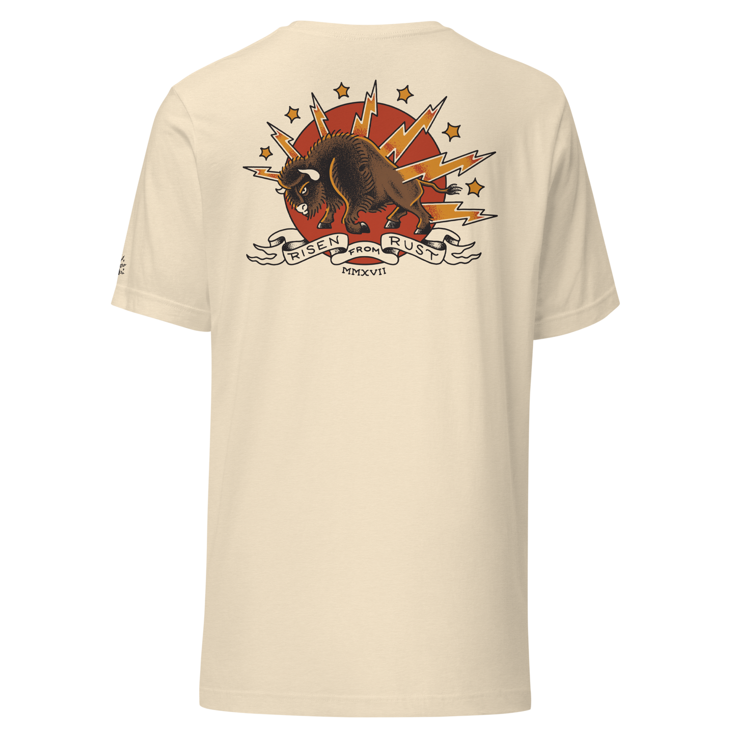 Front, Heather Natural (100% cotton)