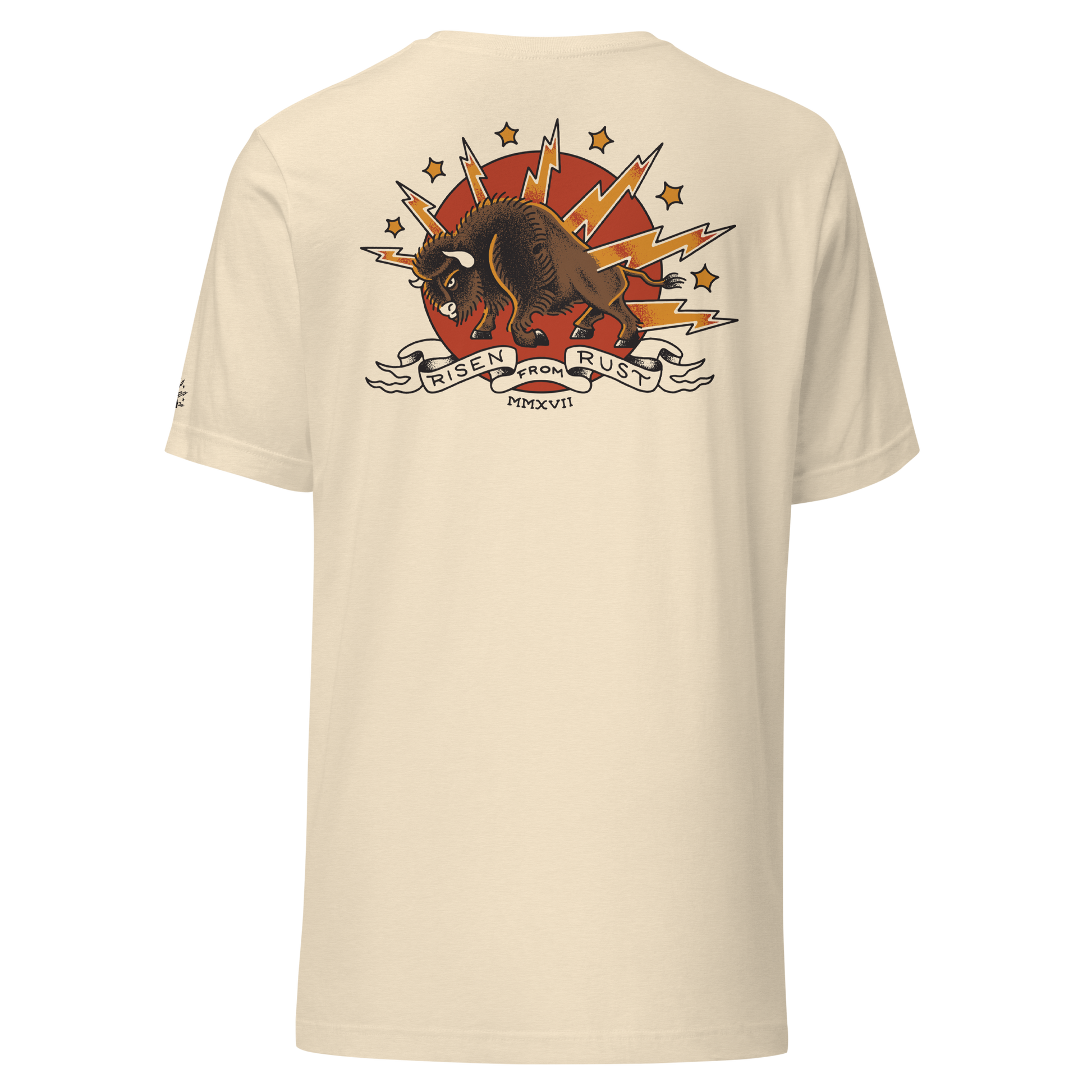 Front, Heather Natural (100% cotton)