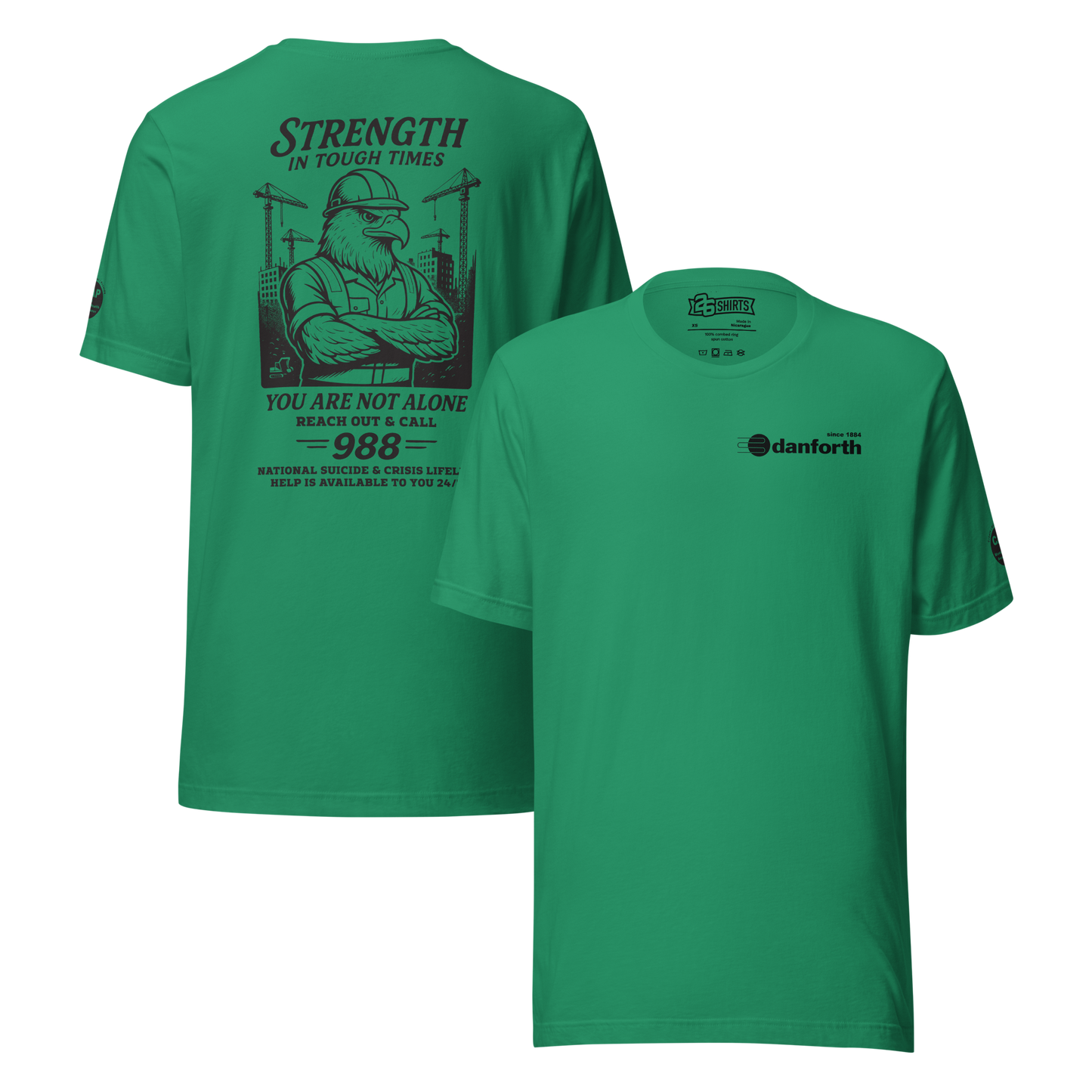 Danforth: "Strength in Tough Times" Unisex T-Shirt