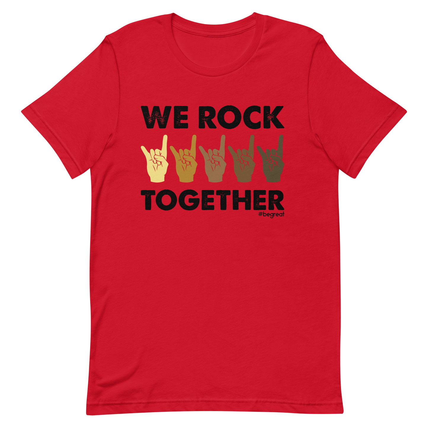 Official Nick Harrison "We Rock Together" T-Shirt (Red)