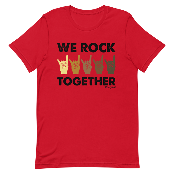 Official Nick Harrison "We Rock Together" T-Shirt (Red)