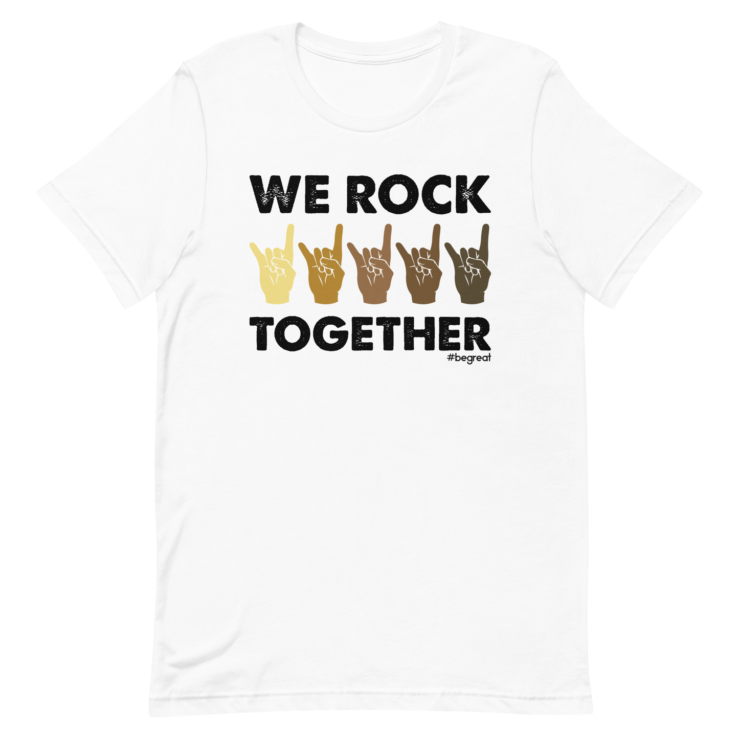 Official Nick Harrison "We Rock Together" T-Shirt (White)