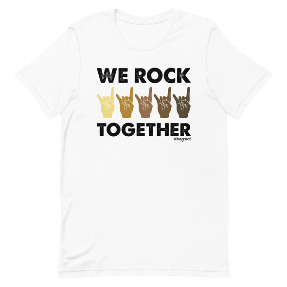 Official Nick Harrison "We Rock Together" T-Shirt (White)