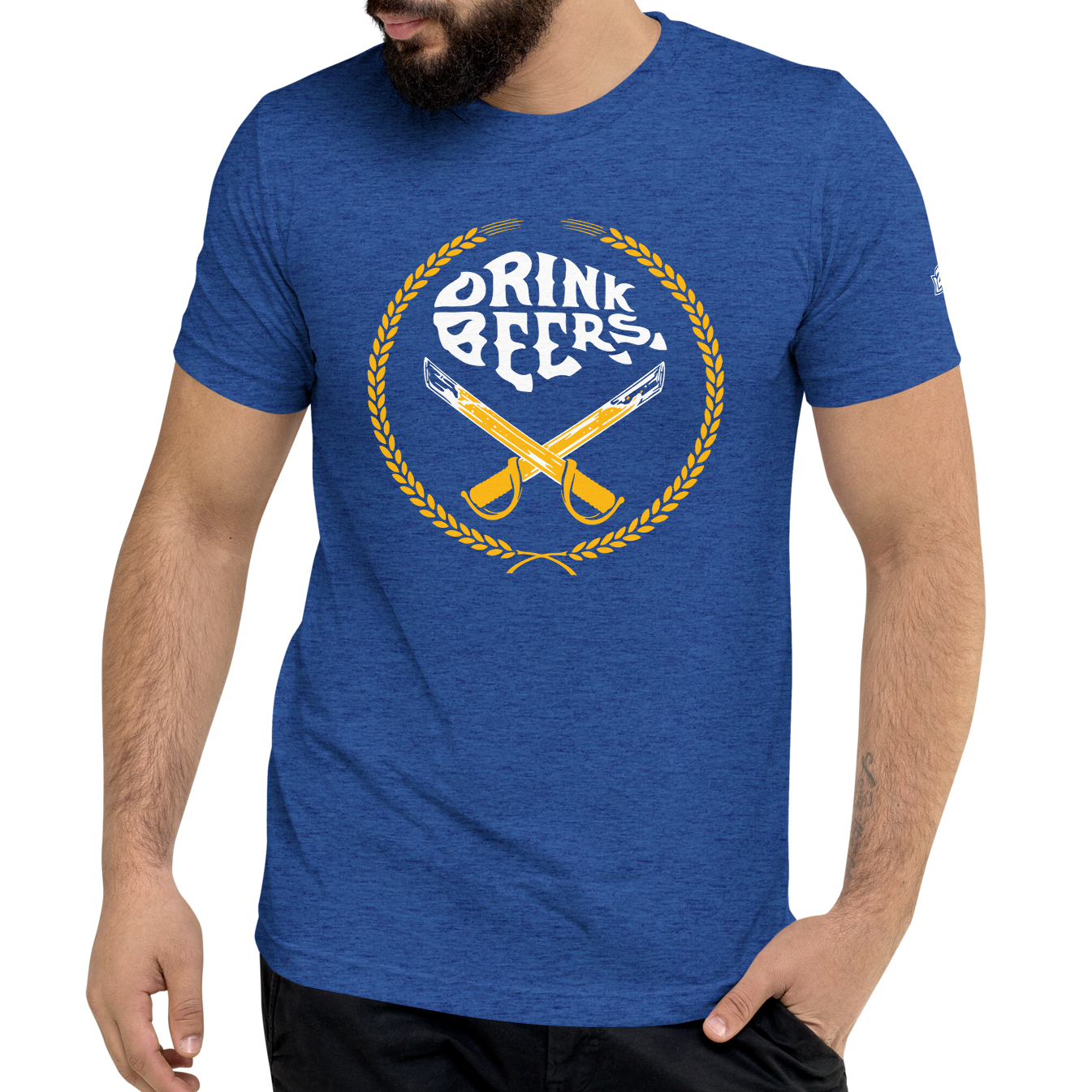 Royal (50% polyester, 25% cotton, 25% rayon)