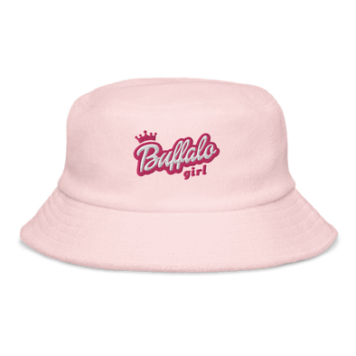 Summer 2024 Collection: "Buffalo Girl" Unstructured Terry Cloth Bucket Hat