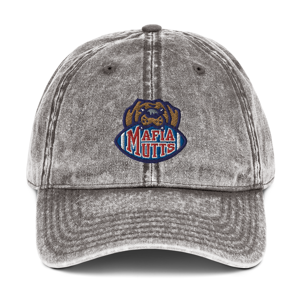 "Mafia Mutts" Vintage Cotton Twill Cap (multiple colors)