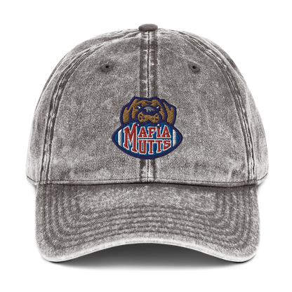 "Mafia Mutts" Vintage Cotton Twill Cap (multiple colors)