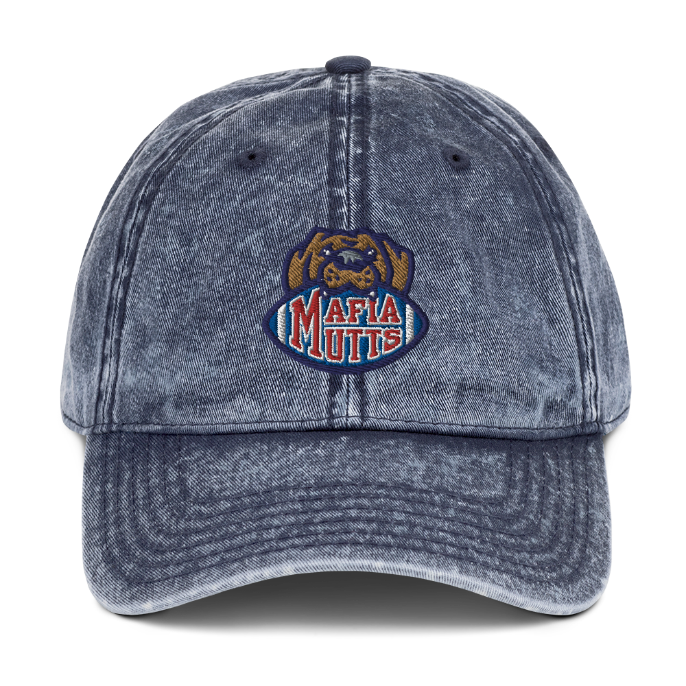 "Mafia Mutts" Vintage Cotton Twill Cap (multiple colors)