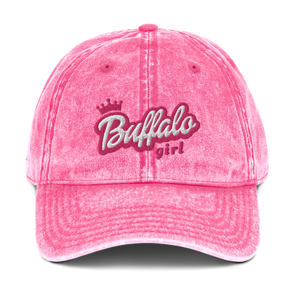 Summer 2024 Collection: "Buffalo Girl" Vintage Cotton Twill Cap