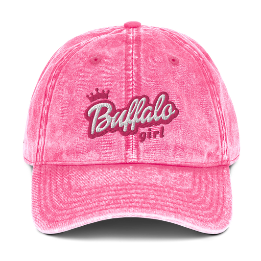 "Buffalo Girl" Vintage Cotton Twill Cap